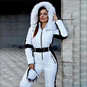 White snow suit